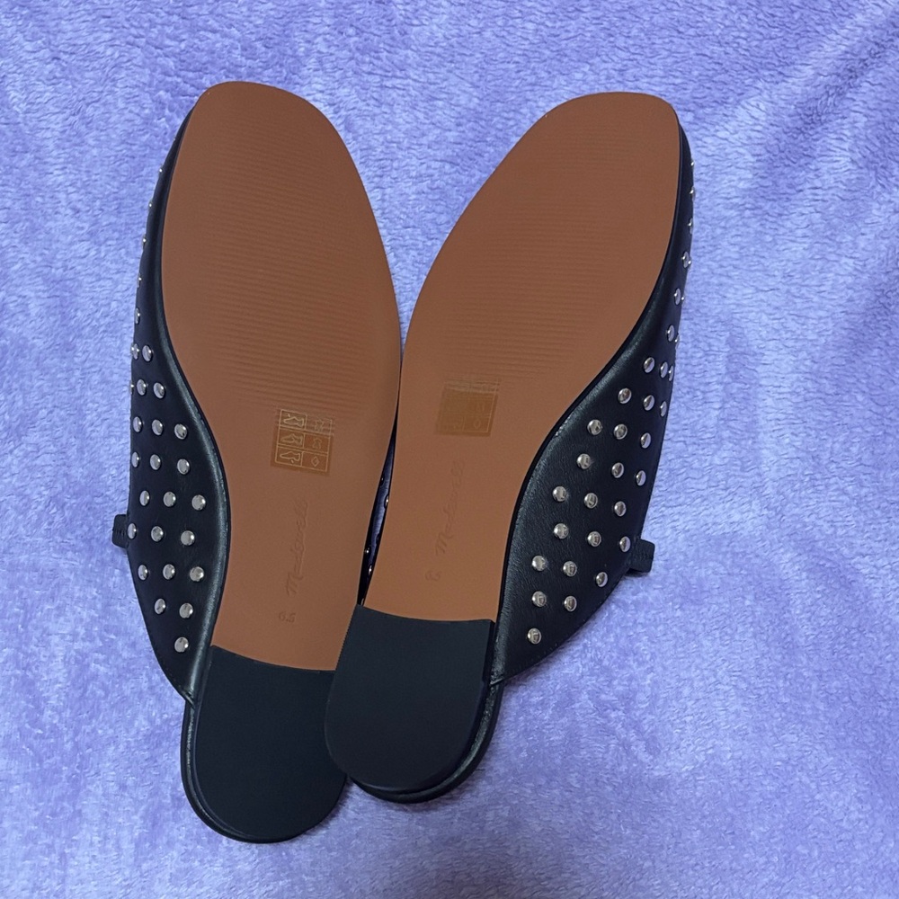 Madewell Brand New Never Worn Black Greta Ballet Flat Mule - Picture 3 of 3